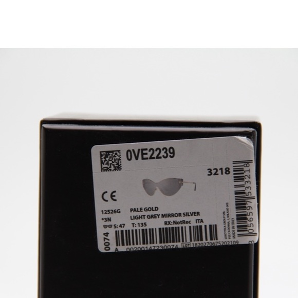 NEW VERSACE VE2239 1252/6G CAT EYE FRAME WOMEN’S SUNGLASSES VERSACE MOD 2239 - Picture 10 of 10